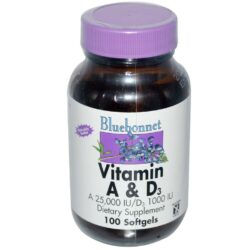 Bluebonnet Nutrition Vitamina A & D3 - 100 Cápsulas em Gel: Saúde Óssea e Imunológica no Brasil