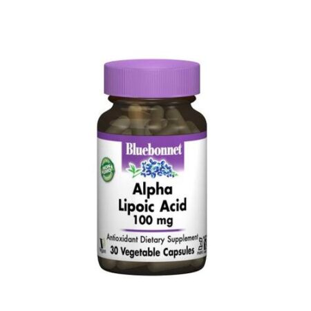 Bluebonnet Nutrition Alpha Lipoic Acid - 100 mg - 30 Cápsulas Vegetarianas