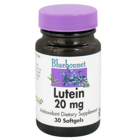 Bluebonnet Nutrition Lutein - 20 mg - 30 Cápsulas em Gel