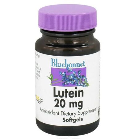 Bluebonnet Nutrition Lutein - 20 mg - 60 Cápsulas em Gel