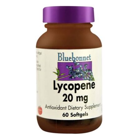 Bluebonnet Nutrition, Licopeno 20 mg - 60 Cápsulas em Gel