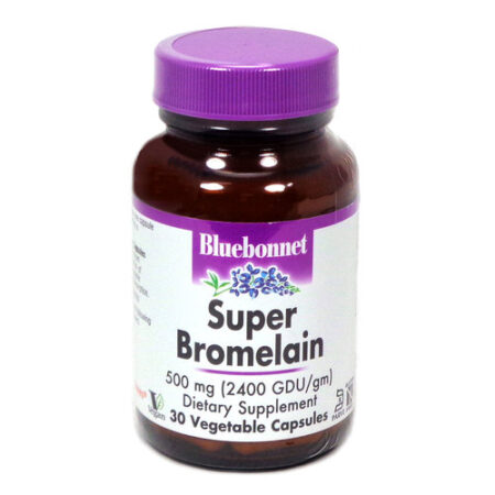 Bluebonnet Nutrition, Super Bromelain - 500 mg - 30 Cápsulas Vegetarianas