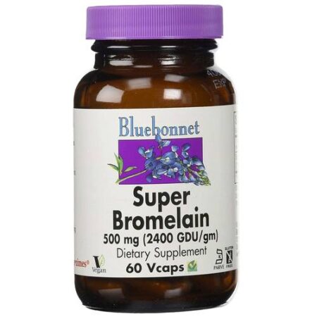 Bluebonnet Nutrition Super Bromelain - 500 mg - 60 Cápsulas Vegetarianas