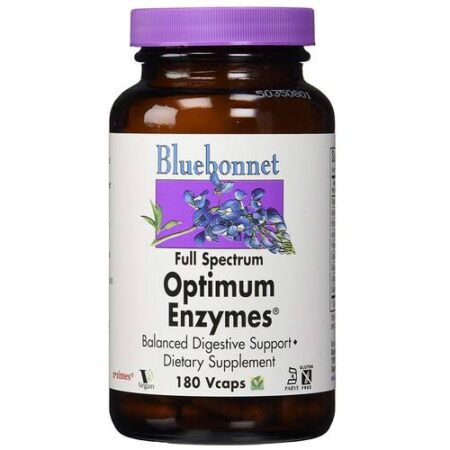 Bluebonnet Nutrition Full Spectrum Optimum Enzimas - 180 Cápsulas Vegetarianas