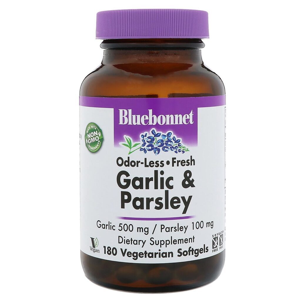 Bluebonnet Nutrition Alho e Salsa 180 Cápsulas em Gel: Pureza e Bem-Estar para o Mercado Brasileiro