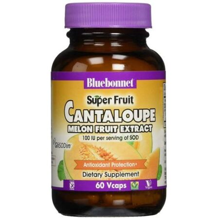 Bluebonnet Nutrition Super Fruit Cantaloupe Melon Fruit Extract - 100 mg - 60 Cápsulas Vegetarianas