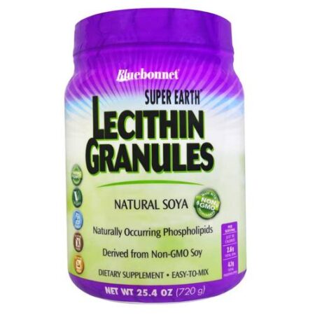 Bluebonnet Nutrition, SuperEarth® Grânulos de Lecitina - 720 g (25.4 oz)