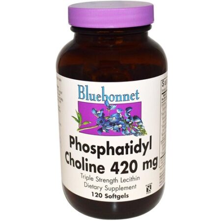 Bluebonnet Nutrition, Phosphatidyl Choline (Fosfatidilcolina) - 420 mg - 120 Cápsulas em Gel