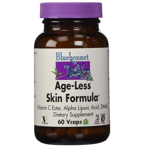 Bluebonnet Nutrition Age-Less Skin Formula: Pele Rejuvenescida com 60 Cápsulas Vegetarianas
