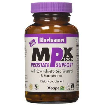 Bluebonnet Nutrition, MPX 1000 Suporte da Próstata - 120 Cápsulas Vegetarianas