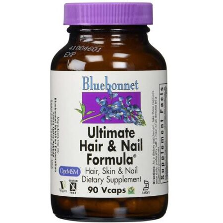 Bluebonnet Nutrition, Fórmula Ultimate Cabelo e Unha - 90 Cápsulas Vegetarianas