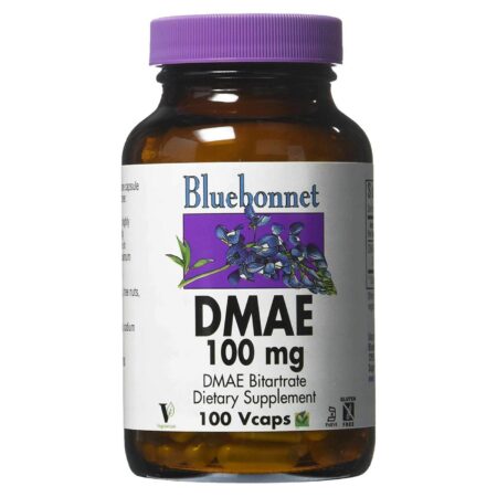 Bluebonnet Nutrition, DMAE - 100 mg - 100 Cápsulas Vegetarianas