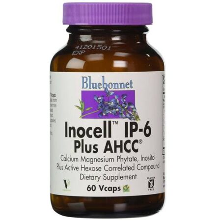 Bluebonnet Nutrition, Inocell™ IP-6 Plus AHCC® - 60 Cápsulas Vegetarianas