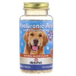 ActiPet Ácido Hialurônico para Cães Sabor Bacon 60 Tabletes - Saúde e Mobilidade Articular