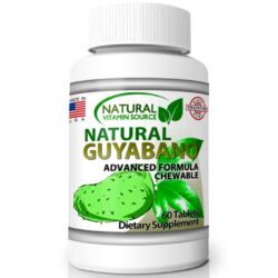 Natural Guyabano Advanced Formula 60 Tabletes Mastigáveis | Fonte Natural de Vitaminas