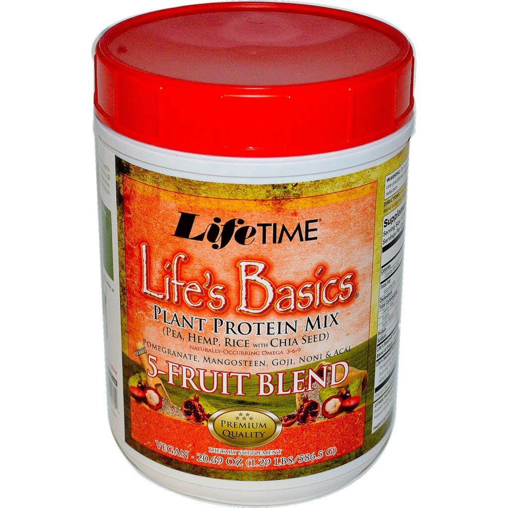 LifeTime Plant Proteína Mix - 587g: Sua Fonte Pura de Energia e Nutrição Vegetal