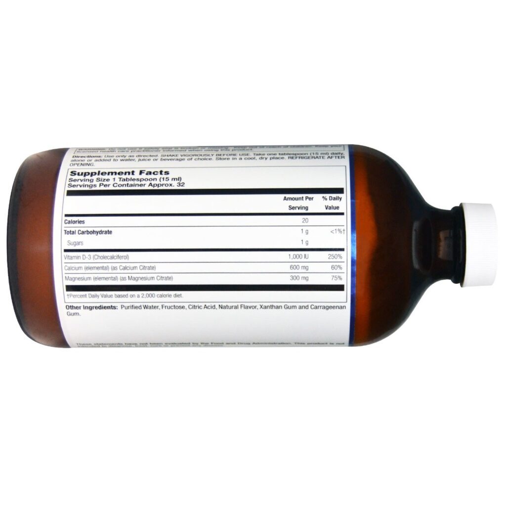 LifeTime Original Cálcio Magnésio Citrate, Creme de Limão - 473ml (16 fl oz) - Imagem 2