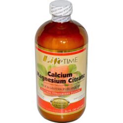 LifeTime Cálcio Magnésio Citrate Morango Natural 473ml - Saúde Óssea e Muscular no Brasil