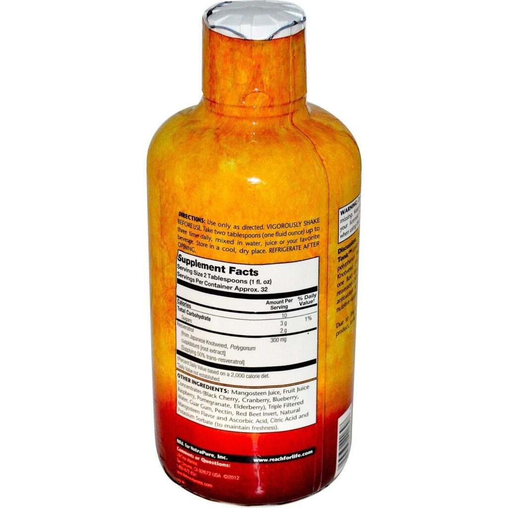 LifeGevity Resveratrol Life Tônico 946ml: Saúde e Vitalidade com Antioxidação Avançada - Imagem 2