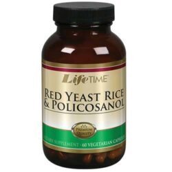 LifeTime Levedura de Arroz Vermelho e Policosanol 60 Cápsulas Vegetarianas