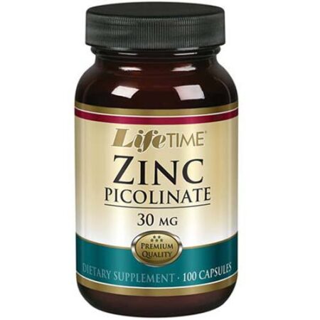 LifeTime, Picolinato de Zinco 30 mg - 100 Cápsulas