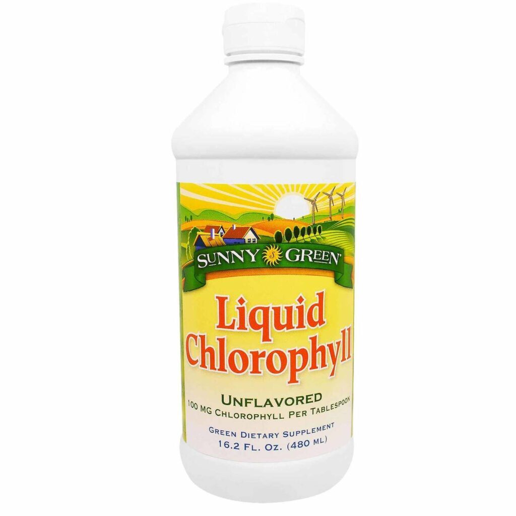 Sunny Green Clorofila Líquida Natural 473 ml (16 fl oz) - Purificação e Vitalidade