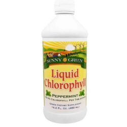 Sunny Green Clorofila Líquida Sabor Hortelã-Pimenta 480 ml: Energia e Bem-Estar Natural