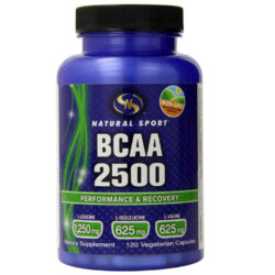 Natural Sport BCAA 2500mg 120 Cápsulas: Energia e Recuperação Muscular