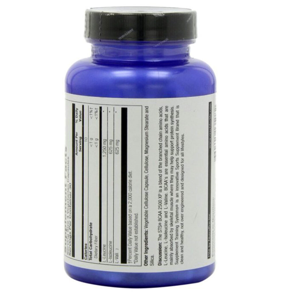 Natural Sport BCAA 2500mg 120 Cápsulas: Energia e Recuperação Muscular - Imagem 3