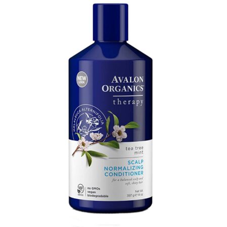 Avalon Organics, Condicionador de Tratamento do Couro Cabeludo, Melaleuca Menta - 397 g (14 oz)