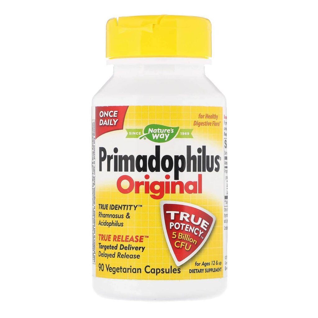 Nature's Way Primadophilus Originais 90 Cápsulas Vegetarianas: Saúde Intestinal e Bem-Estar