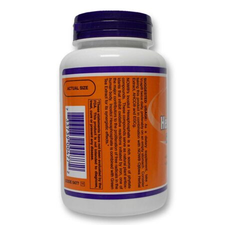 Now Foods Inositol Hexafosfato 100 Cápsulas Vegetarianas - Image 3