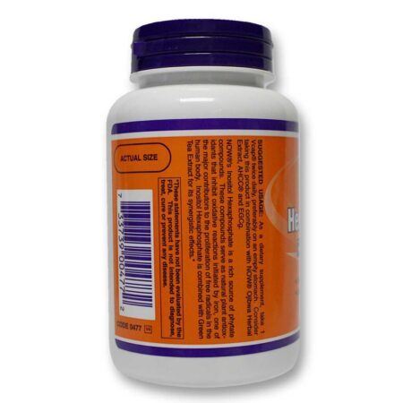 Now Foods Inositol Hexafosfato IP6 100 Cápsulas Vegetarianas: Suporte Imunológico e Antioxidante - Imagem 3