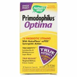 Nature's Way Primadophilus Optima Probiótico 30 Cápsulas Vegetarianas