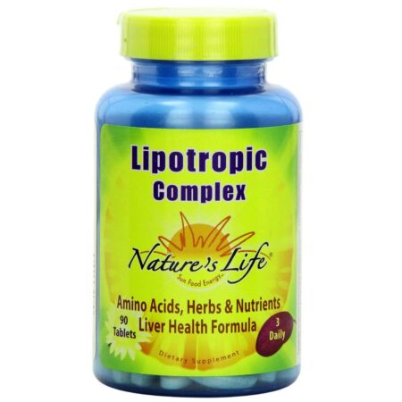 Nature's Life, Complexo Lipotrópico - 90 Tabletes