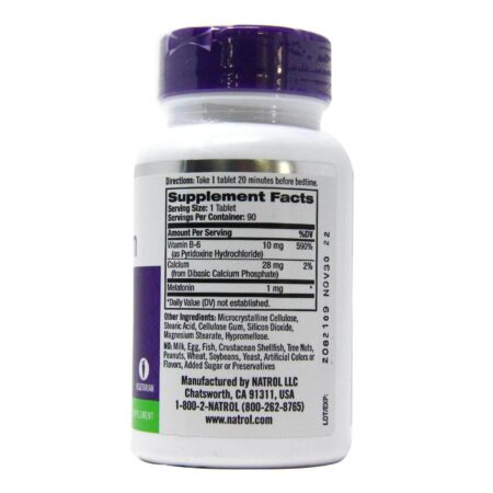 Natrol Melatonina 1 mg 90 Tabletes - Image 2