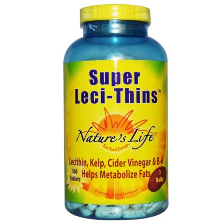 Nature's Life Super Leci-Thins 360 Tabletes