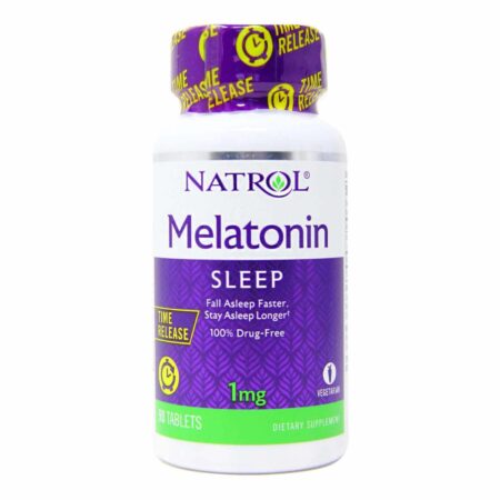 Natrol Melatonina 1 mg Libertação Lenta - 90 Tabletes