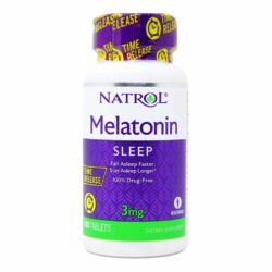Natrol Melatonina 3mg Libertação Lenta: Sono Profundo e Restaurador - 100 Tabletes