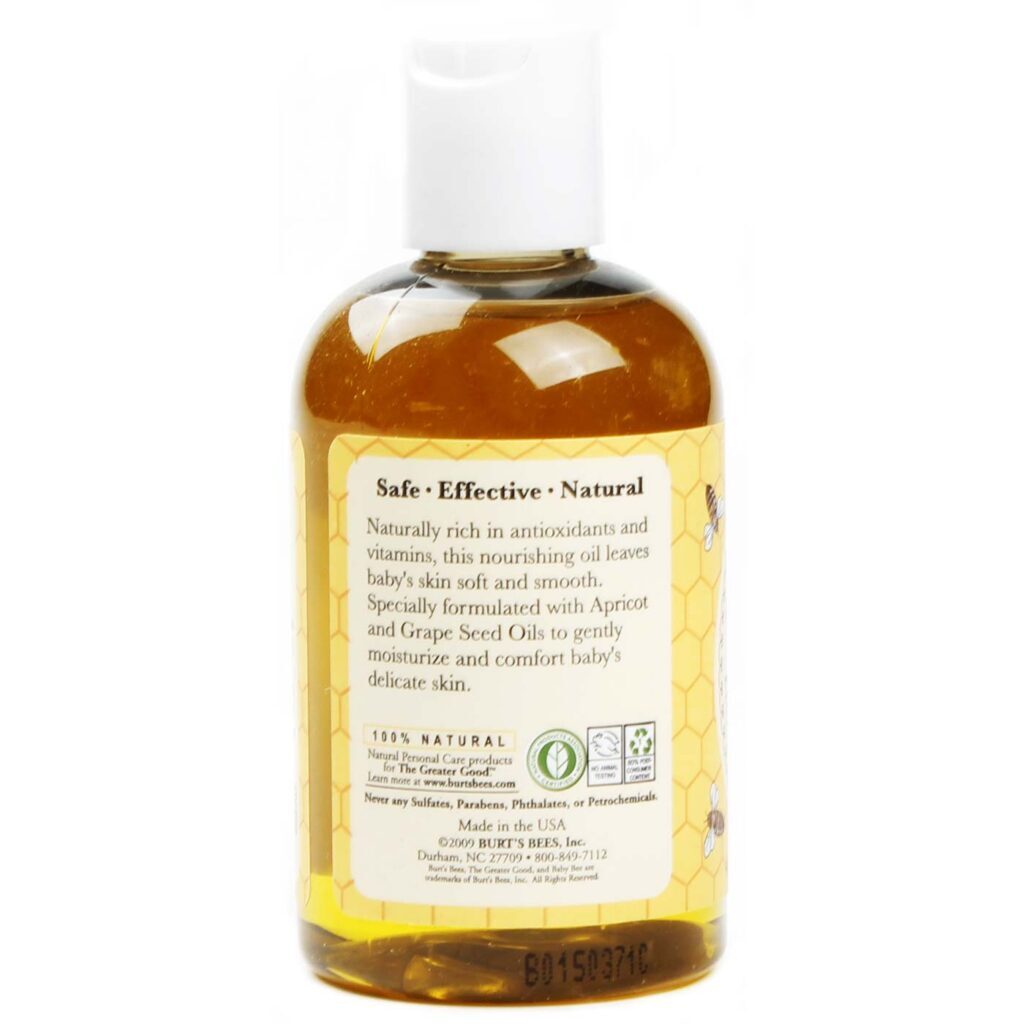 Burt's Bees Óleo de Bebê Nutritivo 4 fl oz (118 ml) - Hidratação e Cuidado Natural - Imagem 3