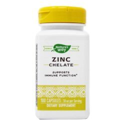 Zinco Quelato 30 mg Nature's Way 100 Cápsulas: Imunidade e Bem-Estar Essenciais