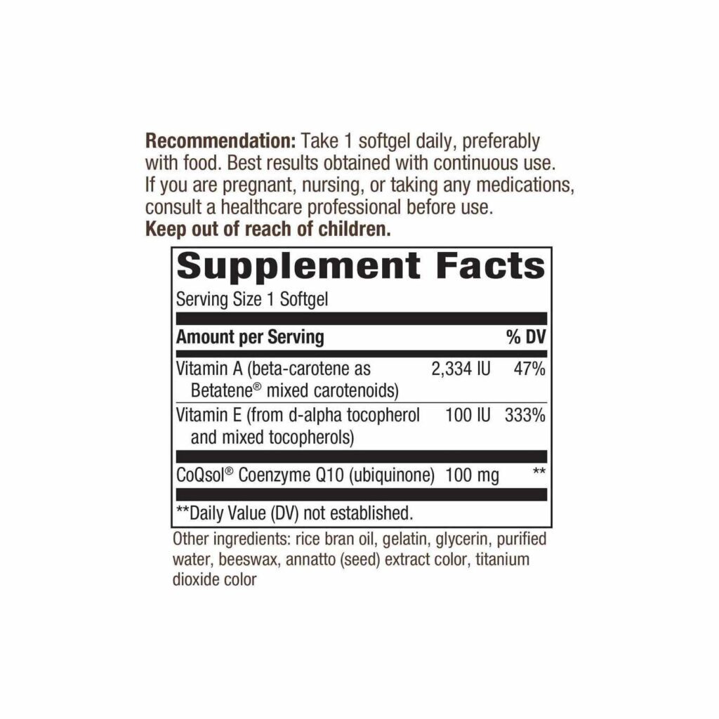 Nature's Way CoQ10 100 mg - 30 Cápsulas: Energia e Bem-Estar para Você - Imagem 4