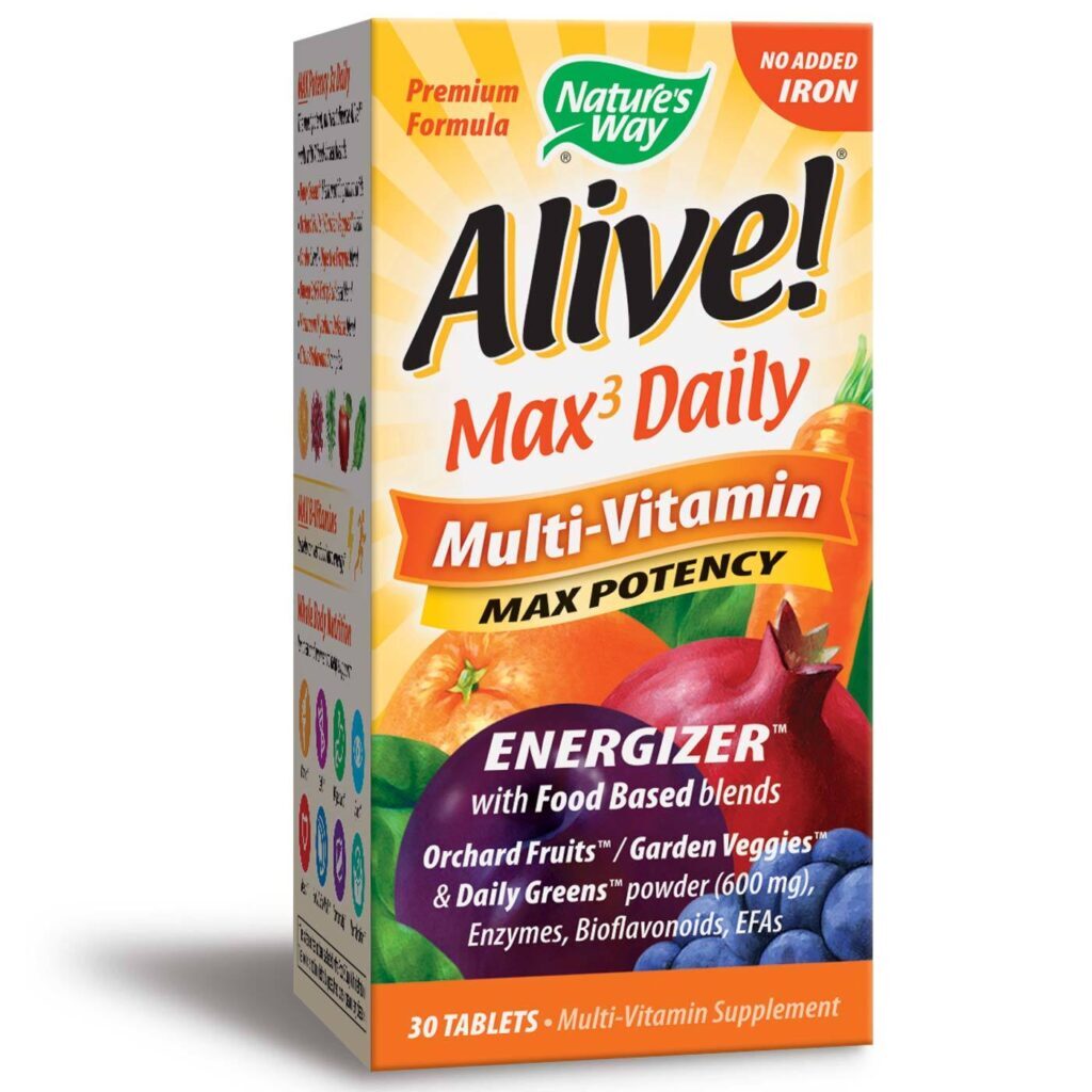 Nature's Way Alive! Multivitamínico Potência Máxima - 30 Tabletes: Energia e Bem-Estar para o Seu Dia a Dia
