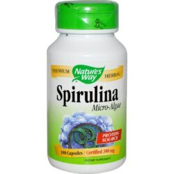 Nature's Way Spirulina 100 Cápsulas: Energia e Nutrição Essencial para o seu Dia a Dia