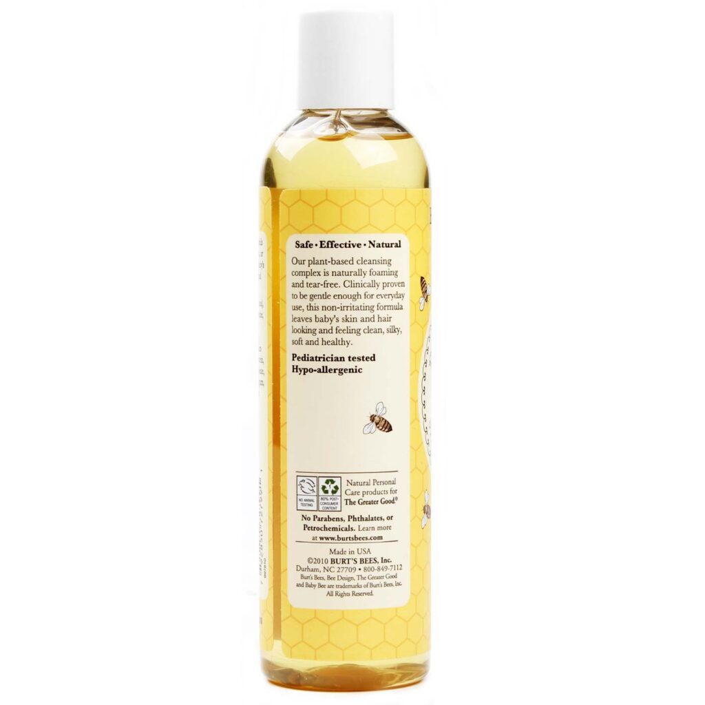 Burt's Bees Shampoo e Sabonete Líquido Baby Bee® 2 em 1 - 235ml para Bebês - Imagem 3
