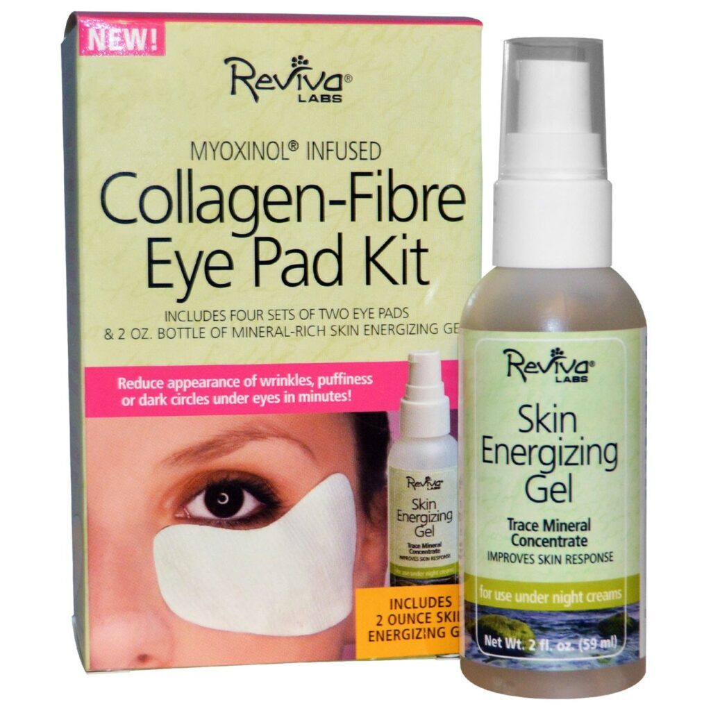 Reviva Labs Colágeno-Fibra Eye Pads Kit: Cuidado Intensivo para Olhos Radiantes no Brasil