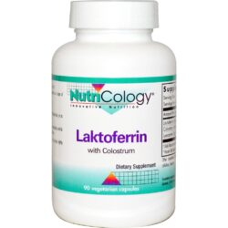 Nutricology Laktoferrin com Colostro 90 Cápsulas: Imunidade e Bem-Estar