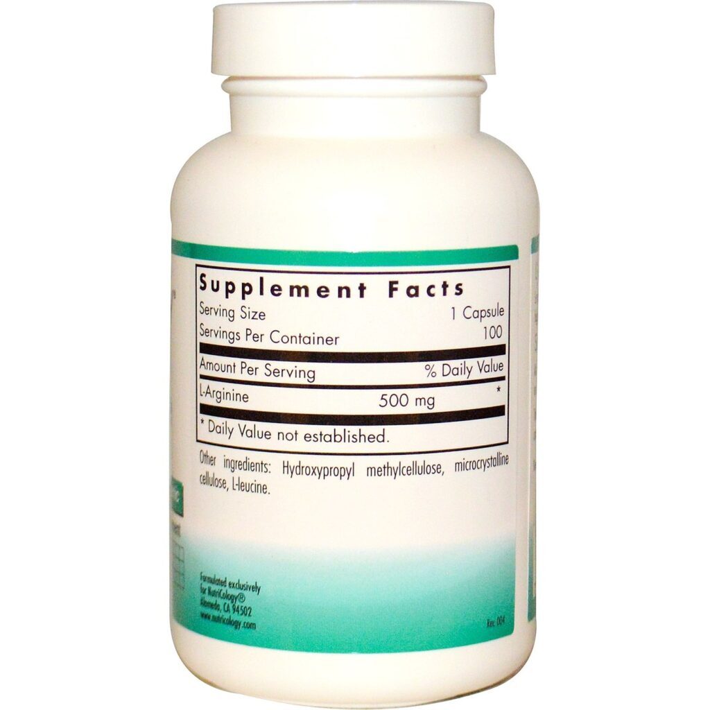 Nutricology L-Arginina 100 Cápsulas: Energia e Bem-Estar para o Corpo Brasileiro - Imagem 2
