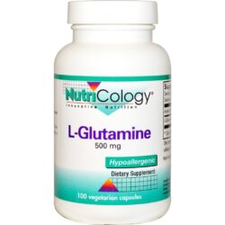 Nutricology L-Glutamina 500 mg 100 Cápsulas: Suporte para o Sistema Imunológico e Recuperação Muscular