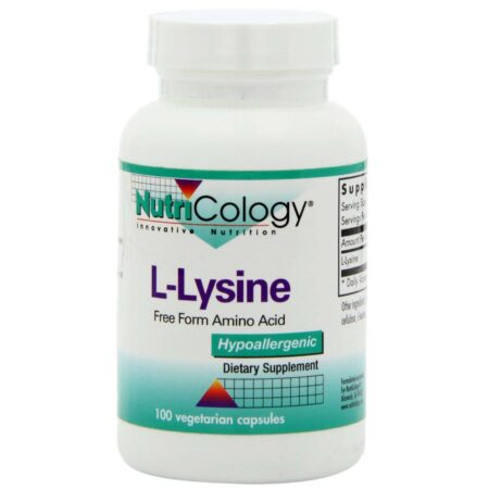 Nutricology L-Lisina 500 mg 100 Cápsulas